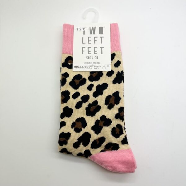 Two Left Feet Sock Co. Jungle Barbie Socks