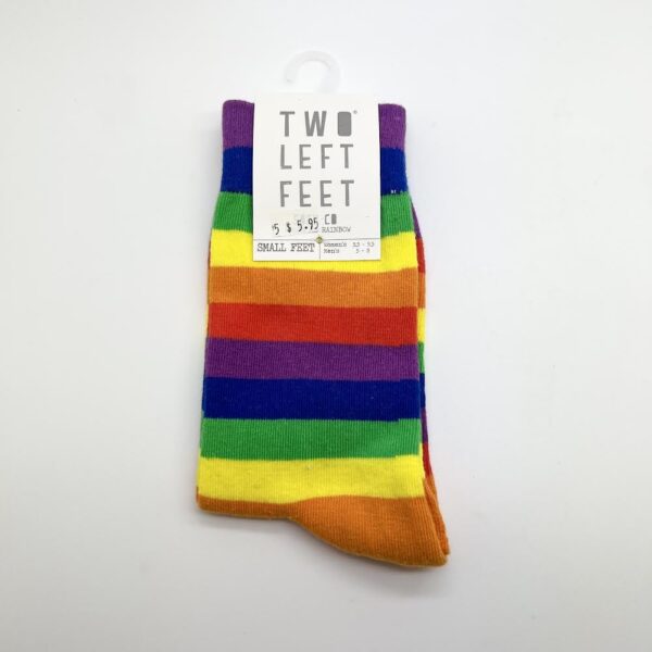 Two Left Feet Sock Co. Color Me Rainbow Socks