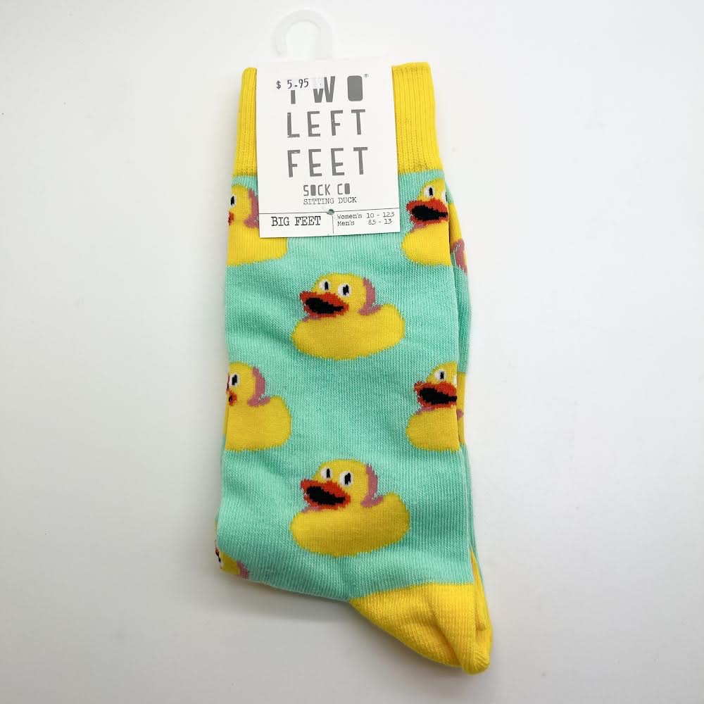 Two Left Feet Sock Co. Sitting Duck Socks | Satori Imports
