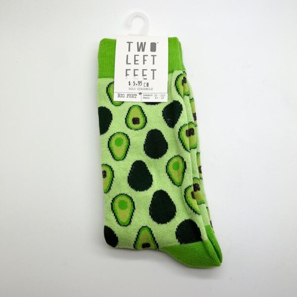 Two Left Feet Sock Co. Holy Guacamole Socks