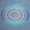 Blue Tye Dye Mandala Tapestry 88" x 106" - Image 2
