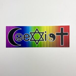 Rainbow Coexist Sticker