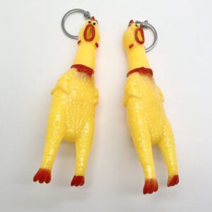 rubber chicken keychain