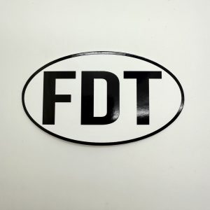 FDT Black & White Sticker